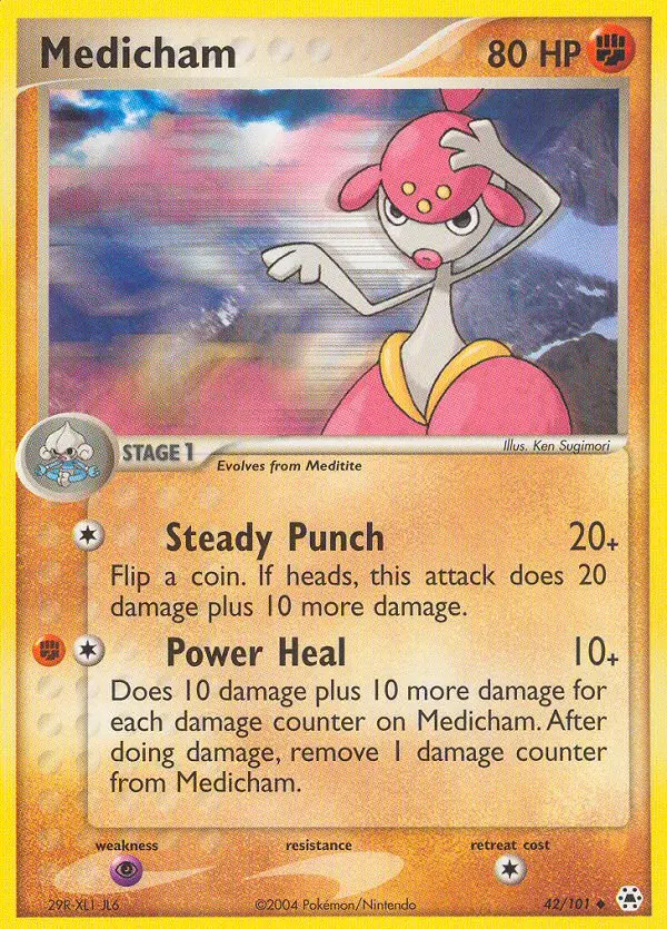 Medicham 42 card from Hidden Legends
