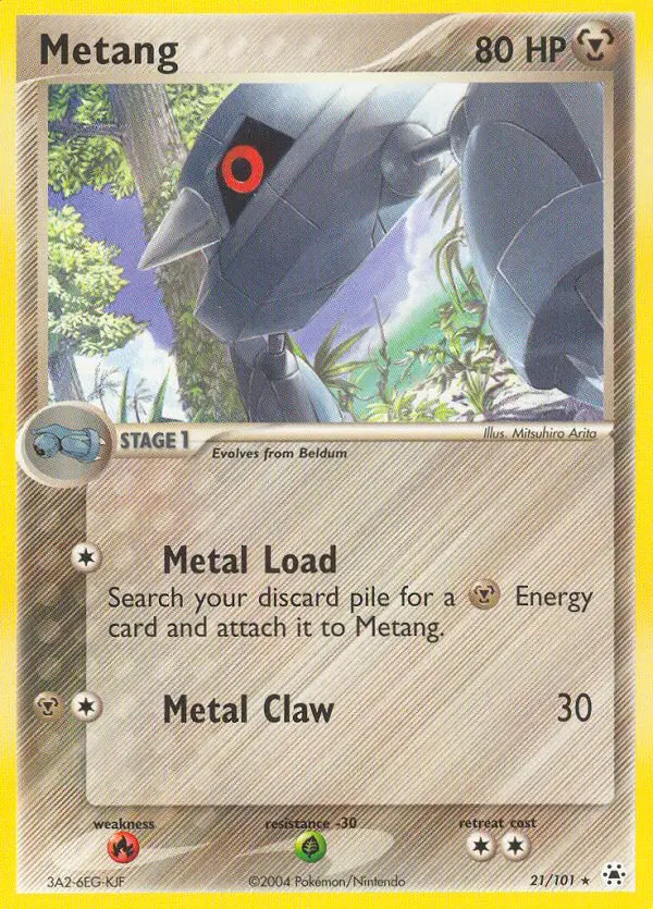 Metang 21 card from Hidden Legends