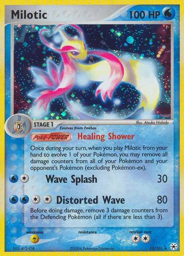 Milotic 12 card from Hidden Legends
