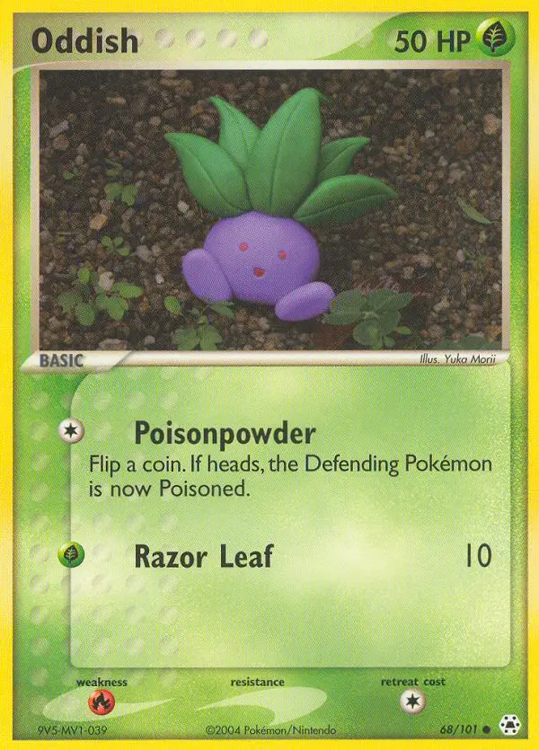 Oddish 68 — Hidden Legends 68, Normal finish