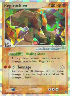 Regirock ex 98 — Hidden Legends