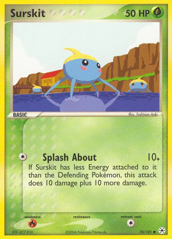 Surskit 76 card from Hidden Legends