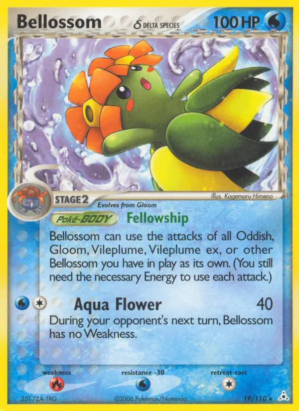 Bellossom δ 19 card from Holon Phantoms
