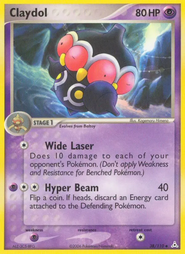Claydol 38 card from Holon Phantoms