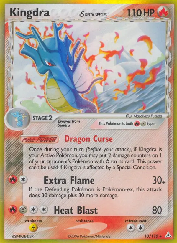 Kingdra δ 10 card from Holon Phantoms