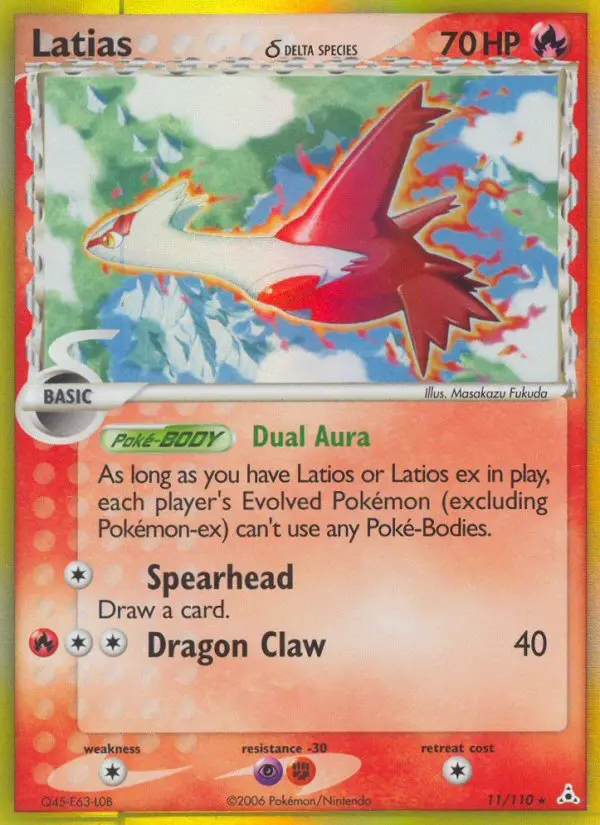 Latias δ 11 — Holon Phantoms 11, Holofoil finish