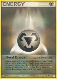 Metal Energy 95 — shown as an example of the Reverse Holofoil finish