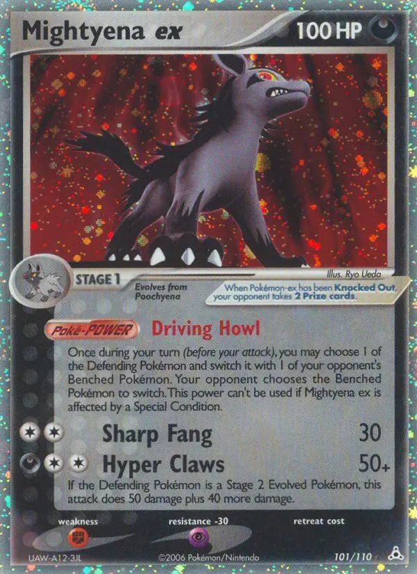 Mightyena ex 101 — the most expensive Mightyena card