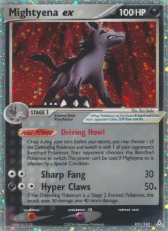 Mightyena ex — Holon Phantoms 101