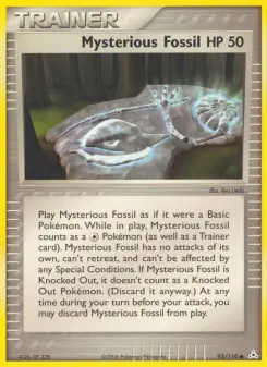 Mysterious Fossil — Holon Phantoms #92