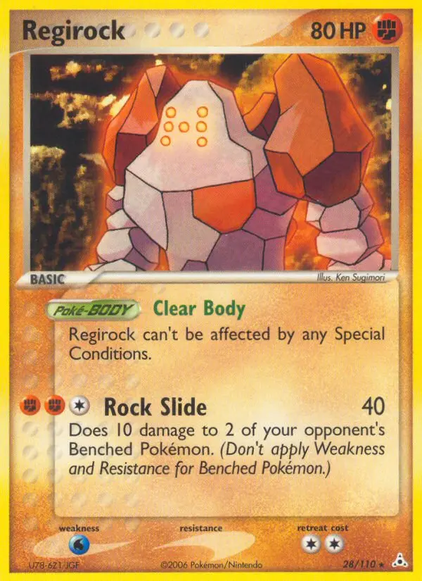 Regirock 28 — Holon Phantoms 28, Normal finish