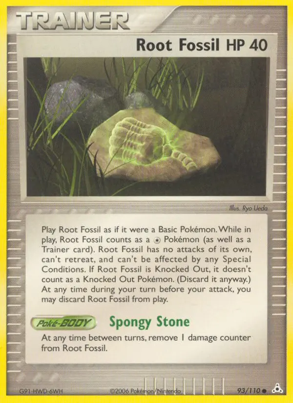 Root Fossil 93 card from Holon Phantoms