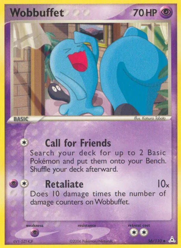 Wobbuffet 56 card from Holon Phantoms