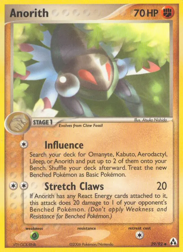Anorith 29 card from Legend Maker