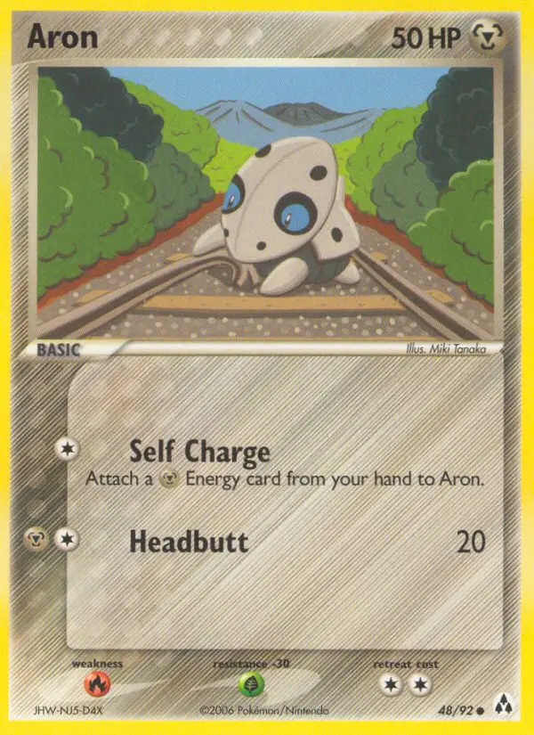 Aron 48 card from Legend Maker