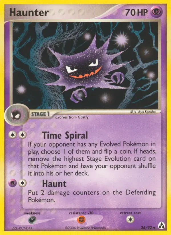 Haunter 35 card from Legend Maker