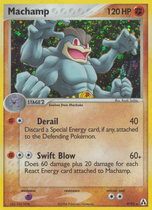 Machamp 9 card from Legend Maker