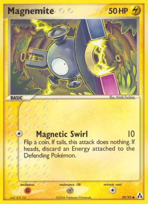 Magnemite 59 card from Legend Maker