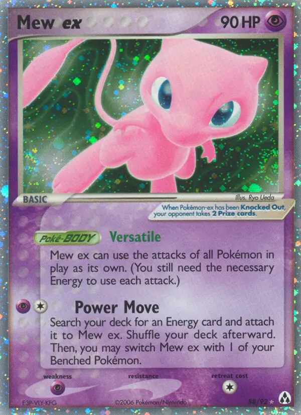 Mew ex 88 — Celebrations: Classic Collection 88, Holofoil finish