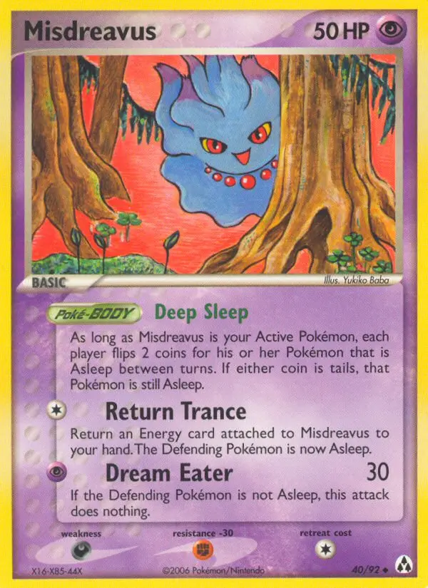 Misdreavus 40 card from Legend Maker