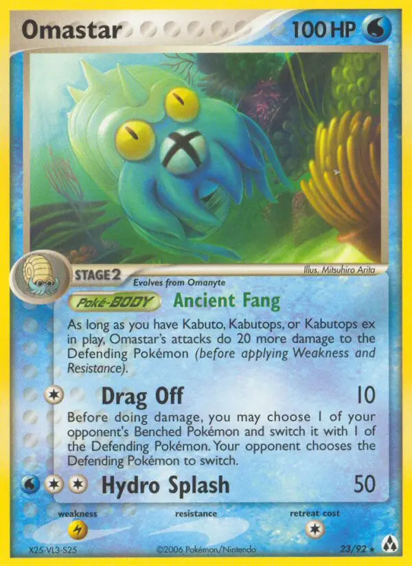 Omastar 23 card from Legend Maker
