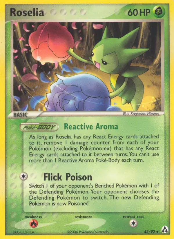 Roselia 42 card from Legend Maker