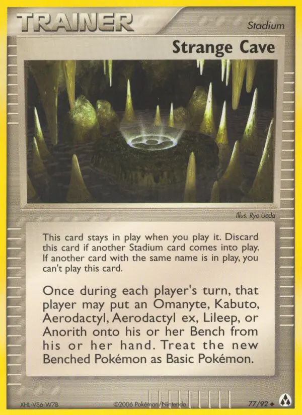 Strange Cave 77 card from Legend Maker