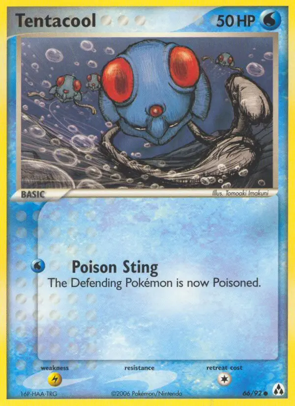 Tentacool 66 card from Legend Maker