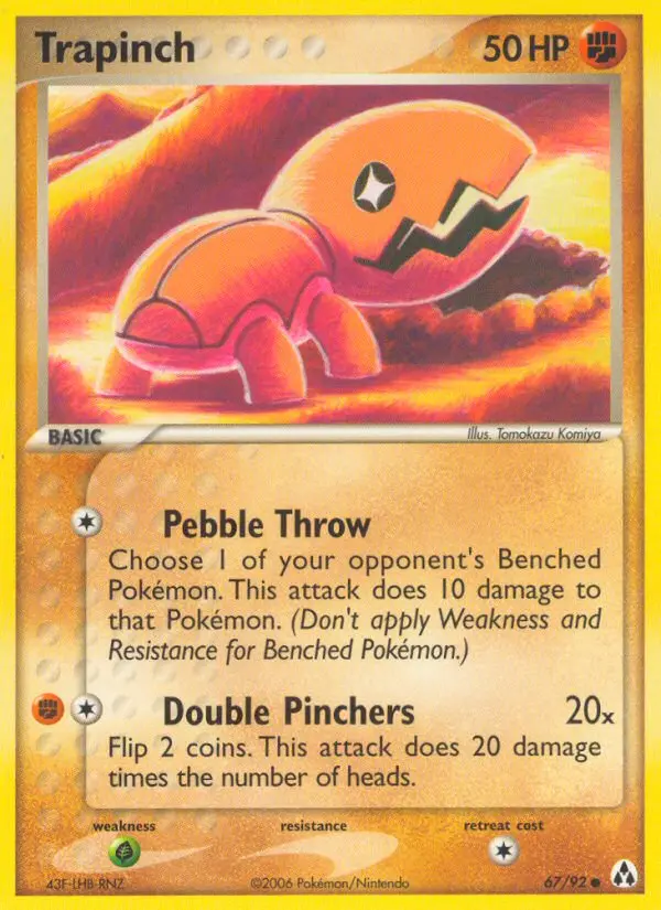 Trapinch 67 card from Legend Maker