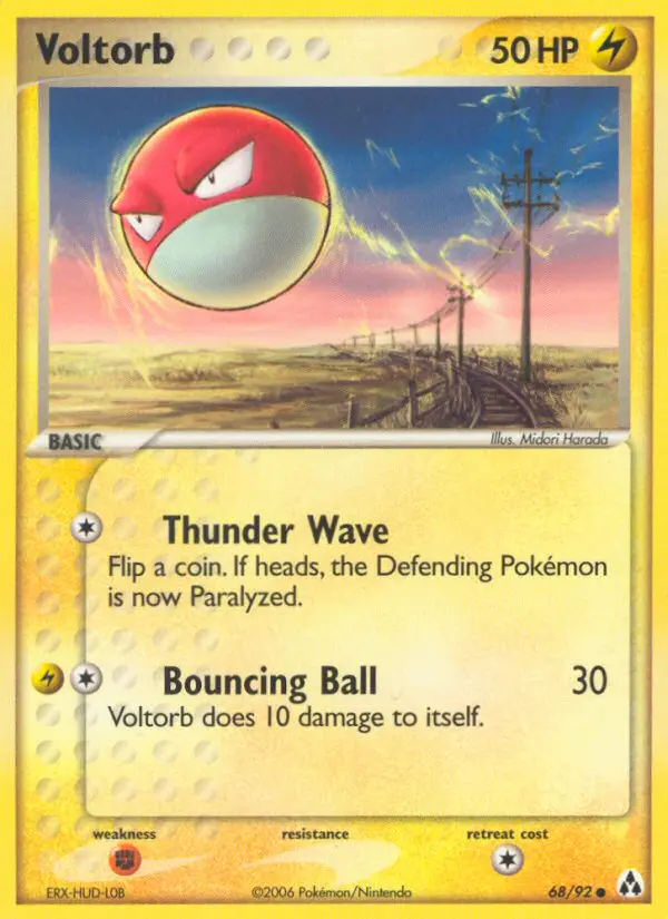 Voltorb 68 card from Legend Maker