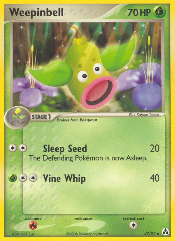 Weepinbell 47 card from Legend Maker
