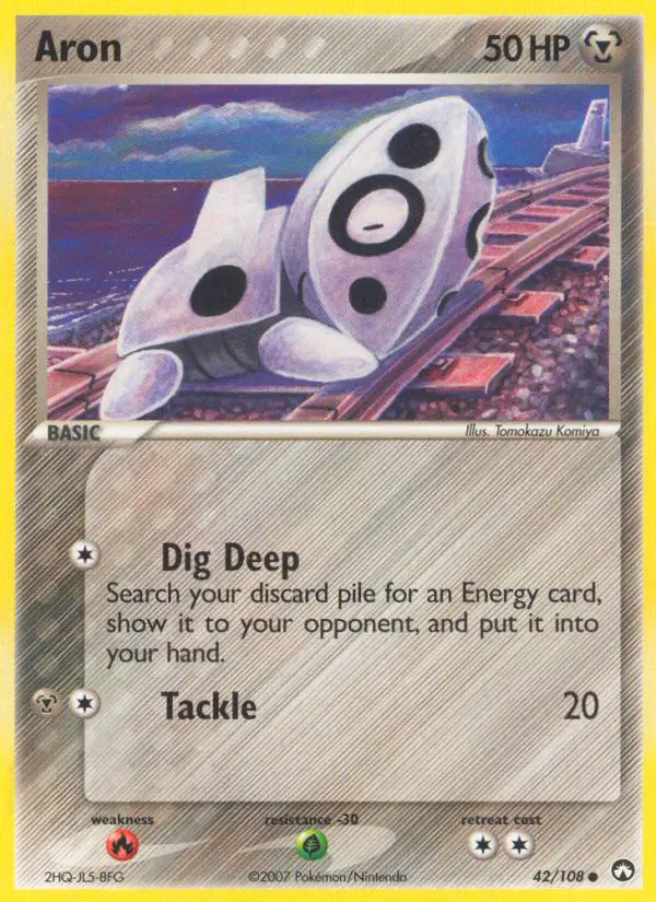 Aron 42 card from Power Keepers