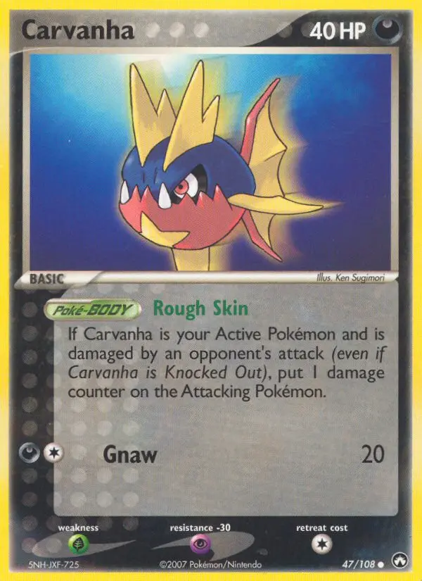 Carvanha 47 card from Power Keepers