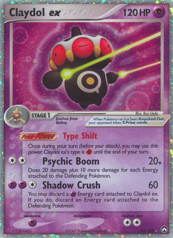 Claydol ex 93 — the most expensive Claydol card