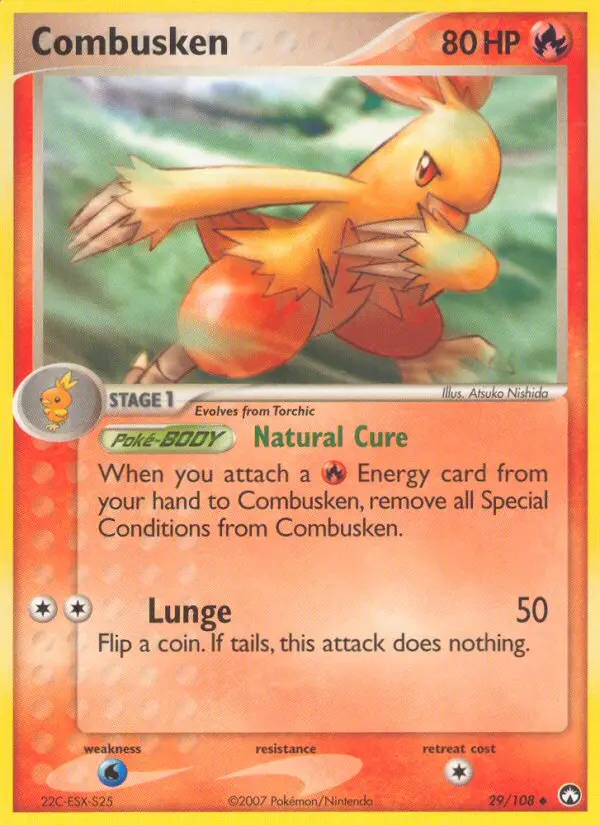 Combusken 29 card from Power Keepers