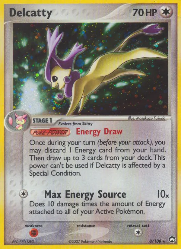 Delcatty 8 — Power Keepers 8, Holofoil finish