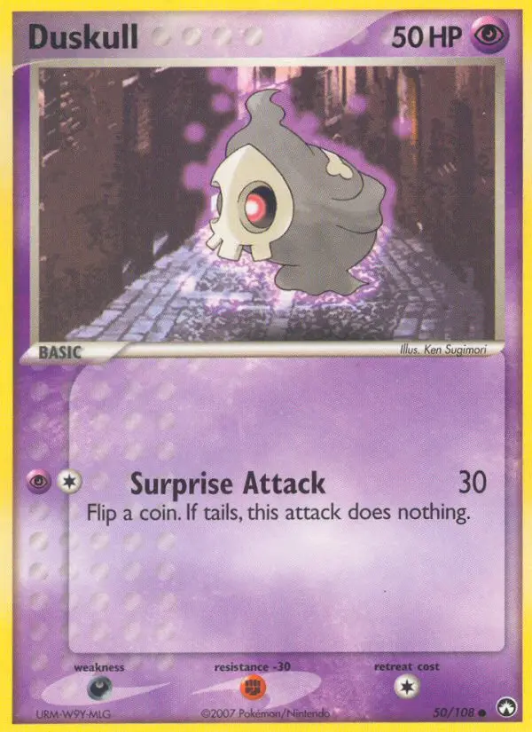 Duskull 50 card from Power Keepers