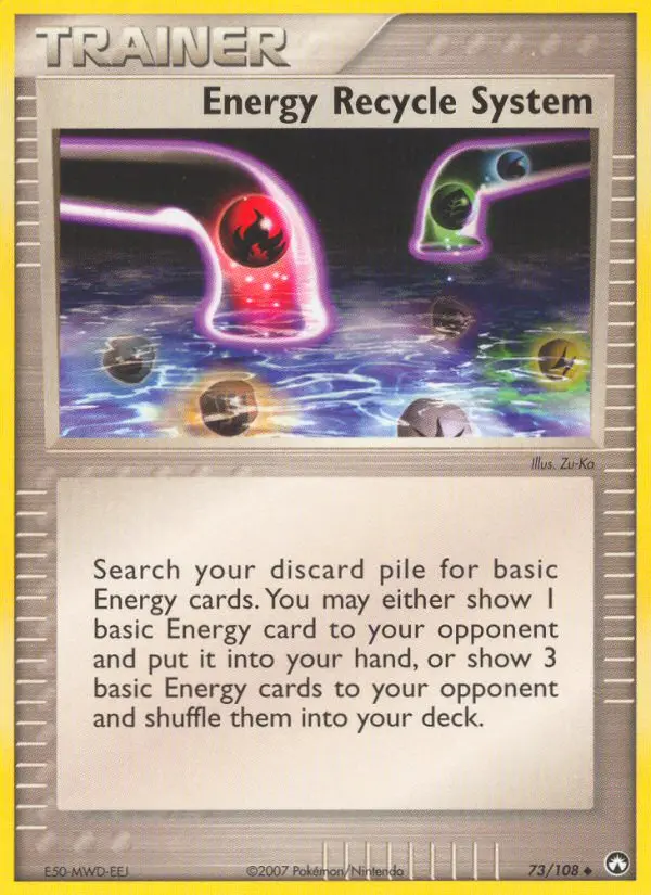 Energy Recycle System 73 — Power Keepers 73, Normal finish