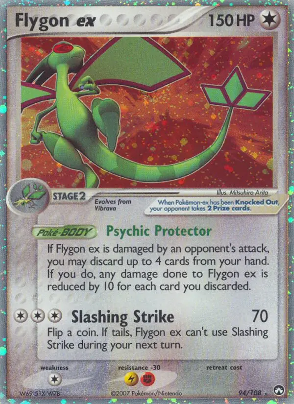 Flygon ex 94 card from Power Keepers
