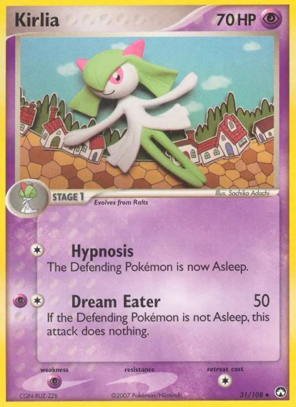 Kirlia 31 card from Power Keepers
