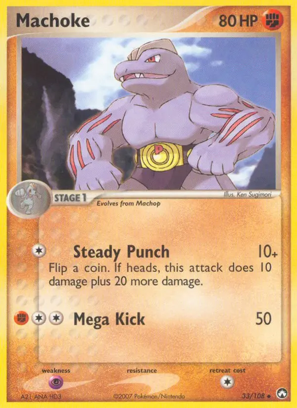 Machoke 33 card from Power Keepers