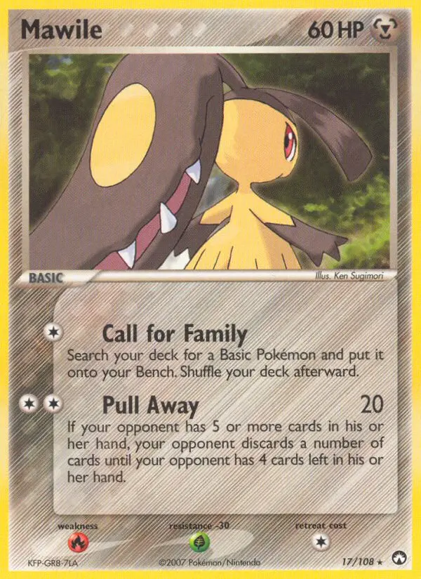 Mawile 17 card from Power Keepers