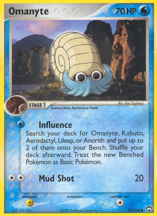 Omanyte 56 — Power Keepers 56, Normal finish