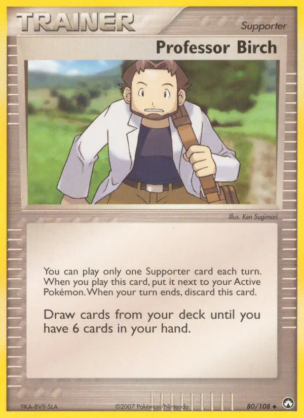 Professor Birch 80 card from Power Keepers