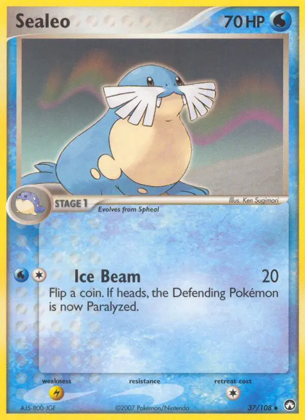 Sealeo 37 card from Power Keepers