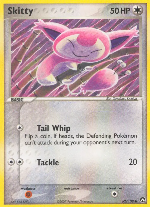 Skitty 62 card from Power Keepers