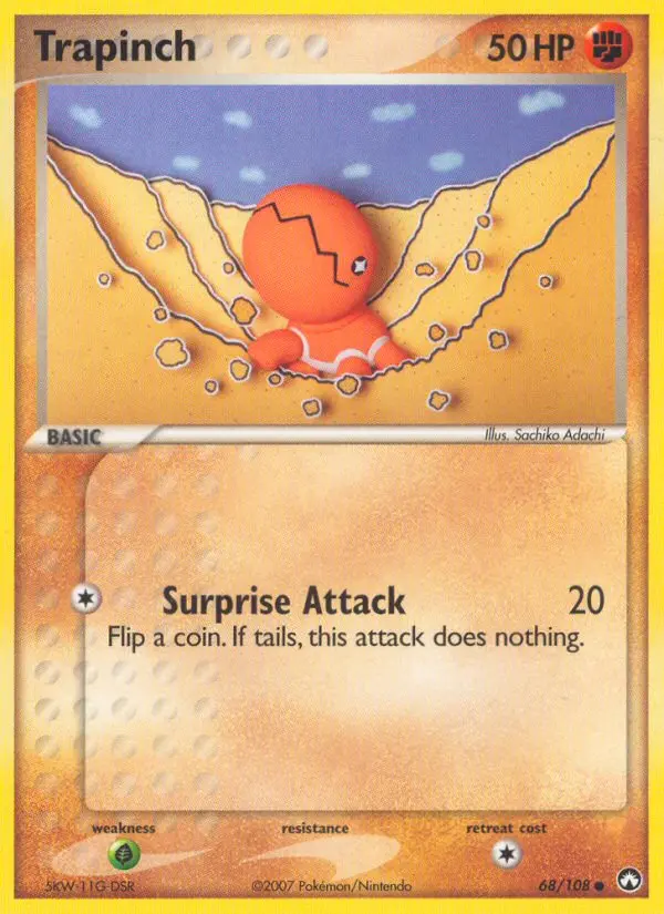 Trapinch 68 card from Power Keepers
