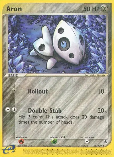Aron 25 card from Ruby & Sapphire