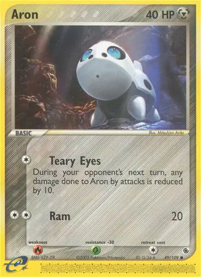 Aron 49 card from Ruby & Sapphire