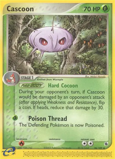 Cascoon 26 card from Ruby & Sapphire